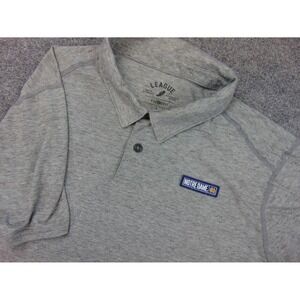 Notre Dame Fighting Irish Shirt Mens Large Gray Polo Recycled